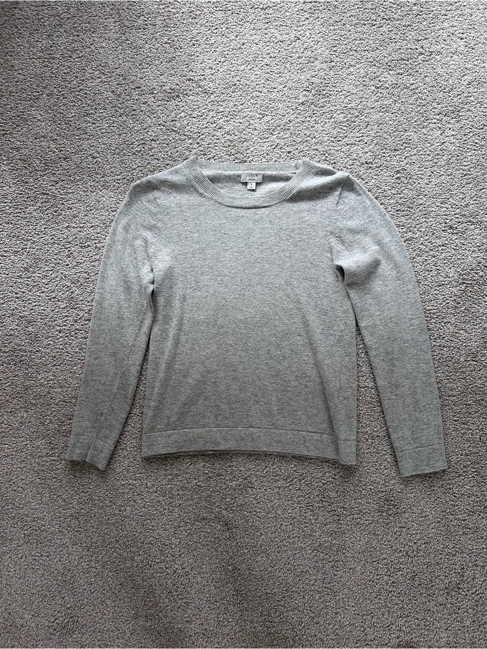 J. Crew Light Gray Crewneck Sweater - Women's